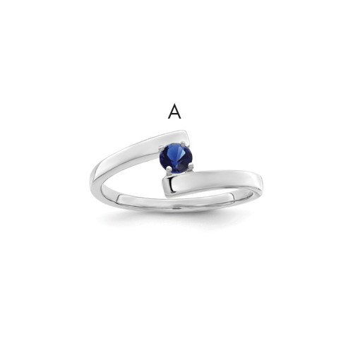 Sterling Silver Rhodium-plated Family Jewelry Ring
