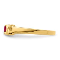 14K Yellow Gold Family Jewelry Ring view 4