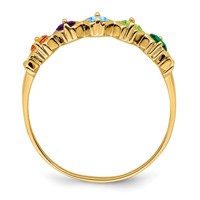 14K Yellow Gold Family Jewelry Ring view 3
