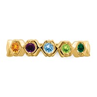 14K Yellow Gold Family Jewelry Ring view 5
