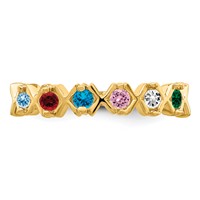 14K Yellow Gold Family Jewelry Ring view 5