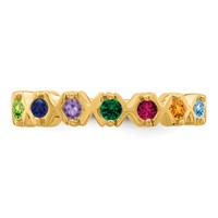 14K Yellow Gold Family Jewelry Ring view 5