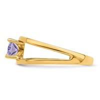 14K Yellow Gold Family Jewelry Ring view 4