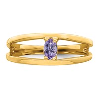 14K Yellow Gold Family Jewelry Ring view 5