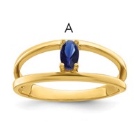 14K Yellow Gold Family Jewelry Ring view 1