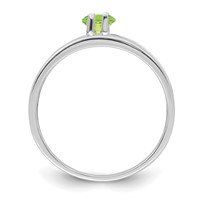 Sterling Silver Rhodium-plated Family Jewelry Ring view 3