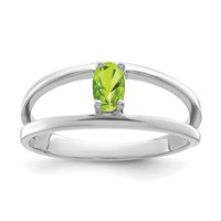 Sterling Silver Rhodium-plated Family Jewelry Ring view 2