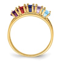 14K Yellow Gold Family Jewelry Ring view 3