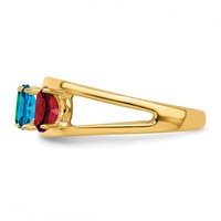14K Yellow Gold Family Jewelry Ring view 4