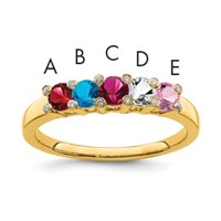 14K Family Jewelry Diamond Semi-Set Ring view 1
