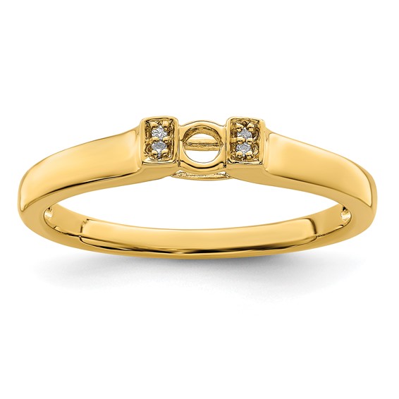 Birthstone and Diamond Mother's Ring