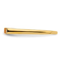 14K Yellow Gold Family Jewelry Diamond Semi-Set Ring view 4
