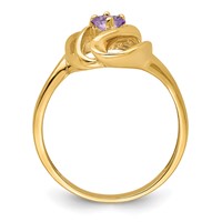 14K Yellow Gold Family Jewelry Ring view 3
