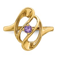 14K Yellow Gold Family Jewelry Ring view 5