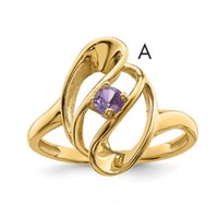 14K Yellow Gold Family Jewelry Ring view 1