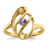 14K Yellow Gold Family Jewelry Ring view 2