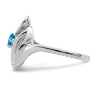14K White Gold Family Jewelry Ring view 4