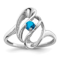 14K White Gold Family Jewelry Ring view 2
