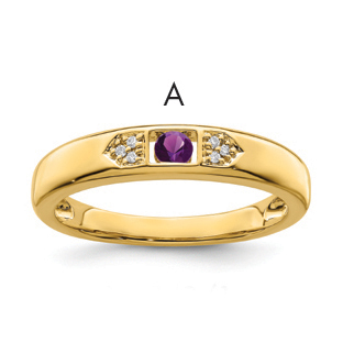 14K Family Jewelry Diamond Semi-Set Ring (XMR48/1)
