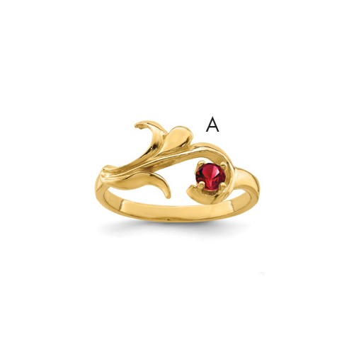 14K Yellow Gold Family Jewelry Ring