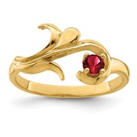 14K Yellow Gold Family Jewelry Ring view 2