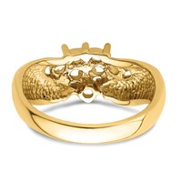 14K Yellow Gold 7 Genuine Stone Family Ring view 5