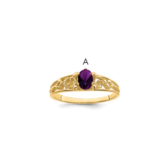 Birthstone Mother's Ring             