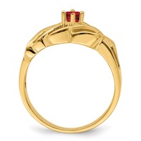 14K Yellow Gold Family Jewelry Ring view 3