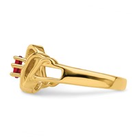 14K Yellow Gold Family Jewelry Ring view 4