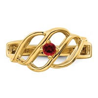 14K Yellow Gold Family Jewelry Ring view 5