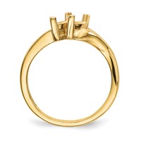 14K Yellow Gold Genuine Family Jewelry Ring view 3