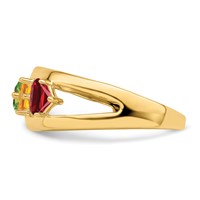 14K Genuine Family Jewelry Ring view 3