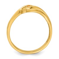 14K Yellow Gold Synthetic Family Jewelry Ring view 3