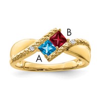 14K Genuine Family Jewelry Ring view 1