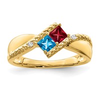 14K Genuine Family Jewelry Ring view 2