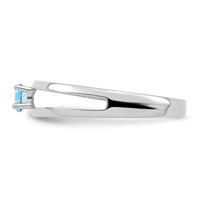 Sterling Silver Rhodium-plated Family Jewelry Mounting view 4