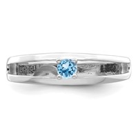 Sterling Silver Rhodium-plated Family Jewelry Mounting view 5