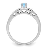 Sterling Silver Rhodium-plated Family Jewelry Mounting view 3