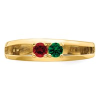 14K 3mm Yellow Gold Genuine Family Jewelry Ring view 5