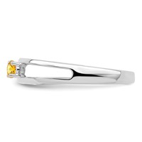 Sterling Silver Rhodium-plated Family Jewelry Mounting view 4