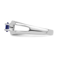 14K White Gold Genuine Family Jewelry Ring view 4