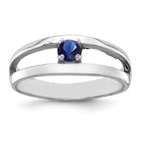 14K White Gold Genuine Family Jewelry Ring view 2