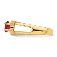 14K Genuine 2 Stone Mother's Ring view 4