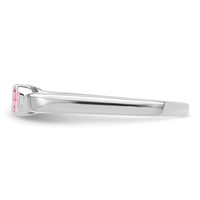 Sterling Silver Rhodium-plated Family Jewelry Mounting view 4