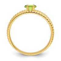 14K Yellow Gold Family Jewelry Ring view 3