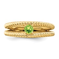 14K Yellow Gold Family Jewelry Ring view 5
