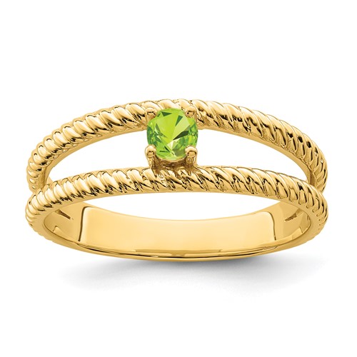 14K Yellow Gold Family Jewelry Ring