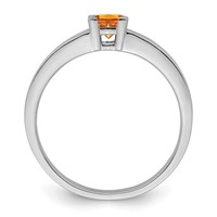 14K White Gold Family Jewelry Diamond Semi-Set Ring view 3