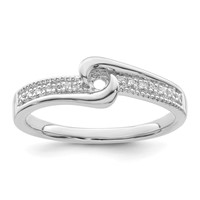 14K White Gold Family Jewelry Synthetic Stone & Diamond Set Ring view 5