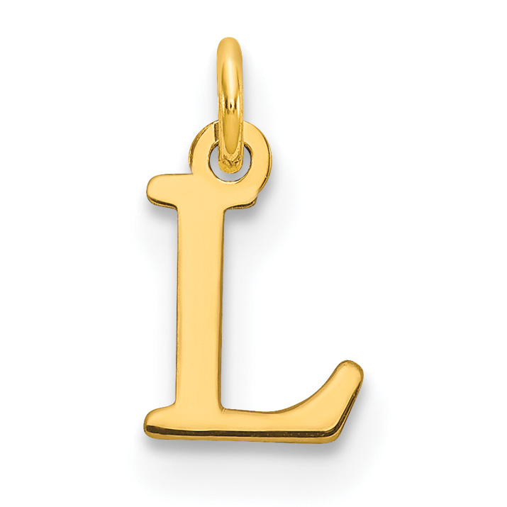14ky Cutout Letter L Initial Pendant (XNA1160Y/L)